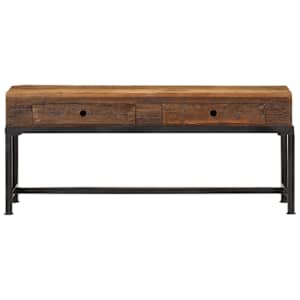 TV skříňka 110 x 30 x 46 cm masivní recyklované dřevo - obrázek 3