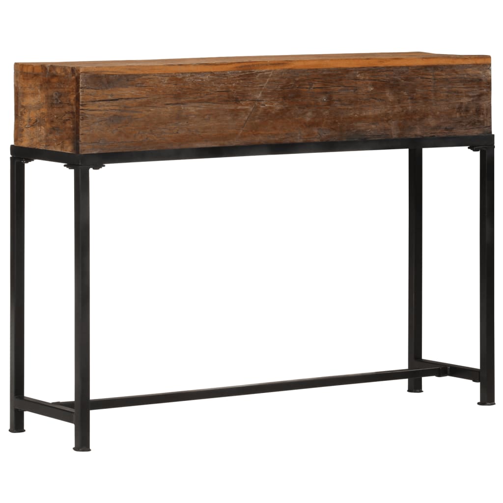 Konzolový stolek 110 x 30 x 80 cm masivní recyklované dřevo