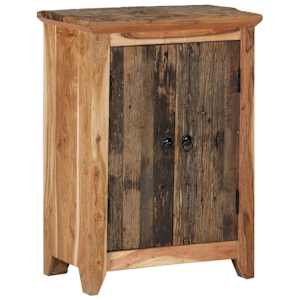 Příborník 55 x 33 x 75 cm masivní akácie a recyklované dřevo - obrázek 1