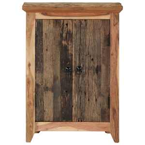 Příborník 55 x 33 x 75 cm masivní akácie a recyklované dřevo - obrázek 2