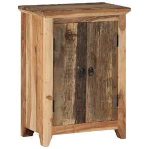 Příborník 55 x 33 x 75 cm masivní akácie a recyklované dřevo - obrázek 12