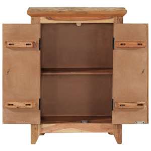 Příborník 55 x 33 x 75 cm masivní akácie a recyklované dřevo - obrázek 4