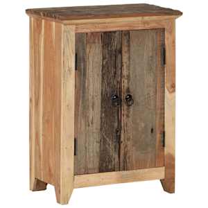 Příborník 55 x 33 x 75 cm masivní akácie a recyklované dřevo - obrázek 10