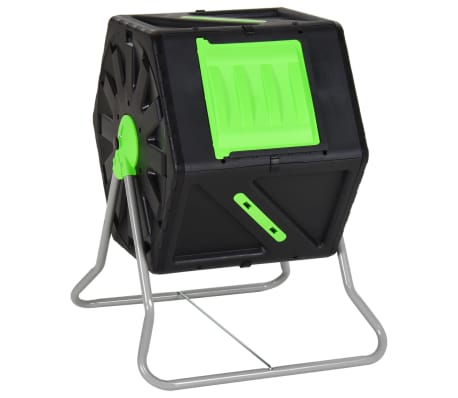 vidaXL Κάδος Κομποστοποίησης 60x58x74εκ. 105 Λίτρων από Πολυπροπυλένιο