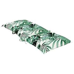 Podušky na židli vysoké opěradlo 6 ks vzor listů 120x50x7 cm - obrázek 5
