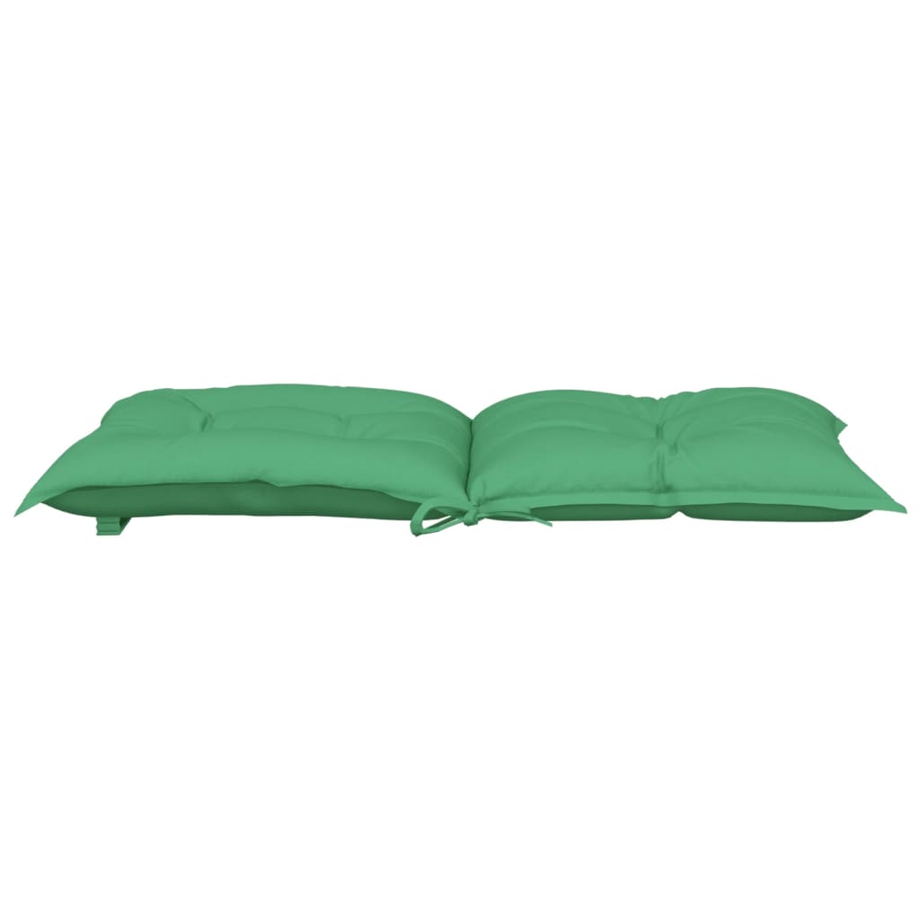 Tuinstoelkussens 2 st lage rug 100x50x7 cm stof groen image 6