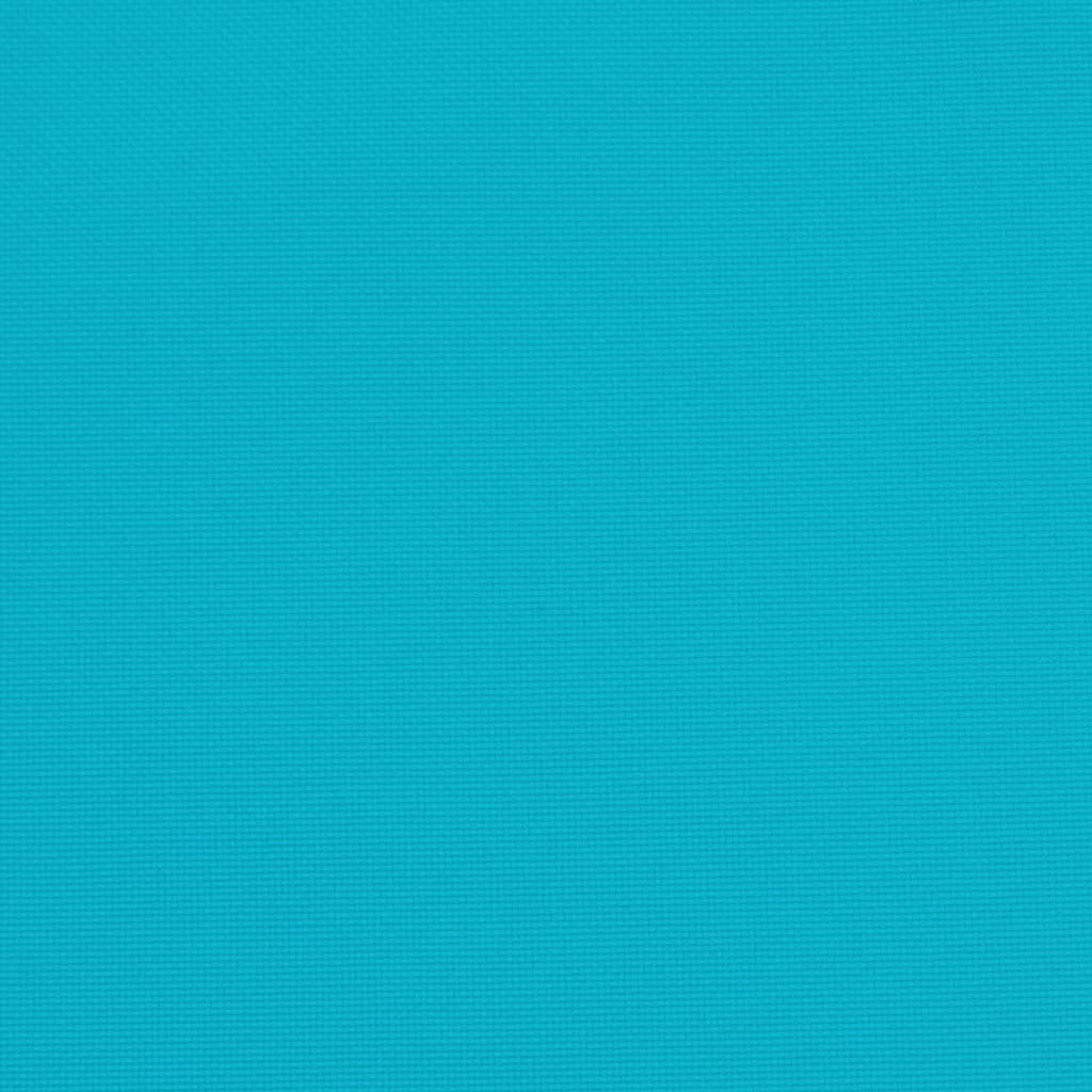 Възглавници за градински столове 4 бр тюркоаз 100x50x7 см плат