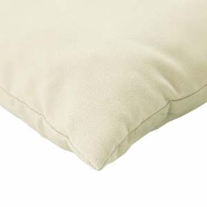 Polštáře na pohovku 4 ks krémové 40 x 40 cm textil - obrázek 6