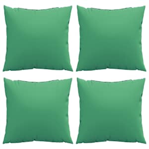 Polštáře na pohovku 4 ks zelené 40 x 40 cm textil - obrázek 4