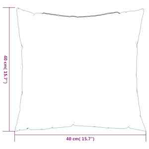 Polštáře na pohovku 4 ks zelené 40 x 40 cm textil - obrázek 8