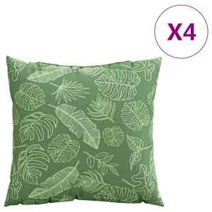 Závěsné polštáře List s polštářem 4 pcs Vzor listů 40 x 40 cm - obrázek 2