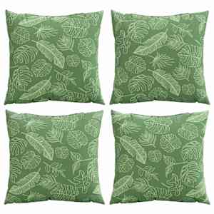 Závěsné polštáře List s polštářem 4 pcs Vzor listů 40 x 40 cm - obrázek 3