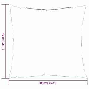 Závěsné polštáře List s polštářem 4 pcs Vzor listů 40 x 40 cm - obrázek 8