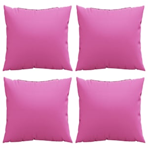 Závěsné polštáře 4 pcs Růžová 40 x 40 cm Polyesterová tkanina - obrázek 3