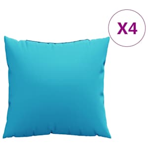 Závěsné polštáře Jednobarevný 4 pcs Tyrkysová 40 x 40 cm - obrázek 2