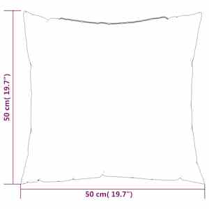 Polštáře na pohovku 4 ks šedé 50 x 50 cm textil - obrázek 8