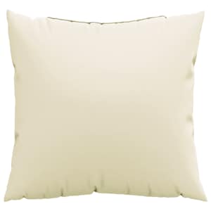 Polštáře na pohovku 4 ks krémové 50 x 50 cm textil - obrázek 3