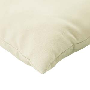 Polštáře na pohovku 4 ks krémové 50 x 50 cm textil - obrázek 6