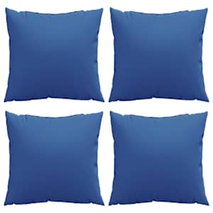 Polštáře na pohovku 4 ks královsky modré 50 x 50 cm textil - obrázek 4
