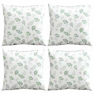 Závěsné polštáře List s polštářem 4 pcs Vzor listů 50 x 50 cm - obrázek 2