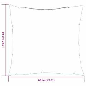 Polštáře na pohovku 4 ks černé 60 x 60 cm textil - obrázek 8