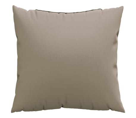 vidaXL Μαξιλάρια Καναπέ 4 τεμ. Taupe 60x60 εκ. Υφασμάτινα