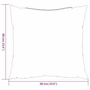 Polštáře na pohovku 4 ks taupe 60 x 60 cm textil - obrázek 8