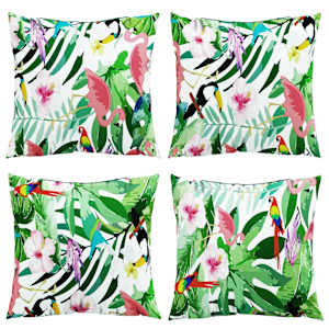 Dekorační polštáře 4 ks vícebarevné 60 x 60 cm textil - obrázek 4