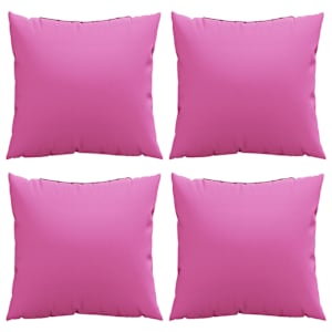 Závěsné polštáře 4 pcs Růžová 60 x 60 cm Polyesterová tkanina - obrázek 2
