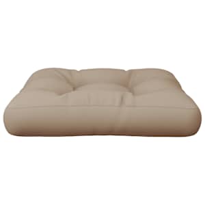 Poduška na palety taupe 50 x 50 x 12 cm textil - obrázek 4