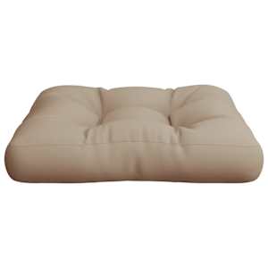 Poduška na palety taupe 50 x 50 x 12 cm textil - obrázek 5