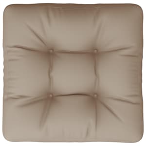 Poduška na palety taupe 50 x 50 x 12 cm textil - obrázek 6