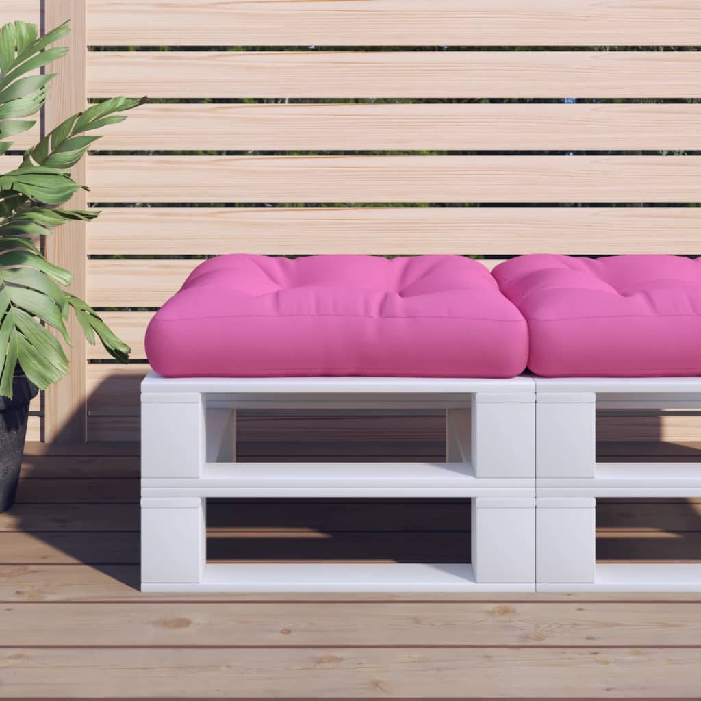  Podložka na paletový nábytok, ružová 50x50x12 cm, látka