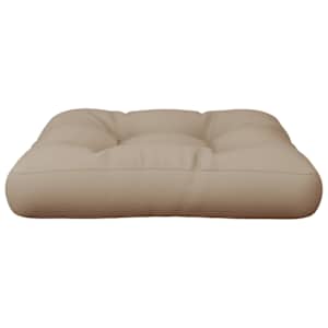 Poduška na palety taupe 60 x 60 x 12 cm textil - obrázek 4