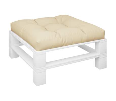 vidaXL Jastuk za sofu od paleta bež 70 x 70 x 12 cm