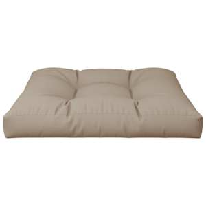 Poduška na palety taupe 70 x 70 x 12 cm textil - obrázek 4