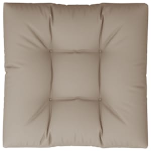 Poduška na palety taupe 70 x 70 x 12 cm textil - obrázek 6