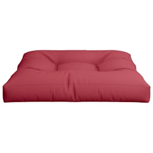 Poduška na palety vínová 70 x 70 x 12 cm textil - obrázek 5