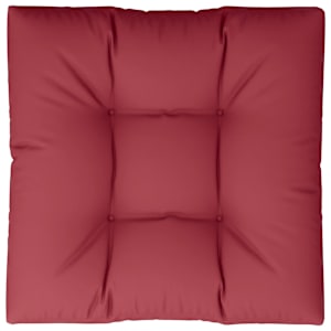 Poduška na palety vínová 70 x 70 x 12 cm textil - obrázek 6