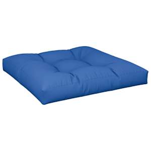 Poduška na palety královsky modrá 70 x 70 x 12 cm textil - obrázek 2