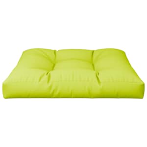Poduška na palety jasně zelená 70 x 70 x 12 cm textil - obrázek 4