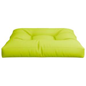 Poduška na palety jasně zelená 70 x 70 x 12 cm textil - obrázek 5