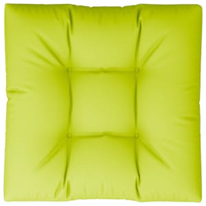 Poduška na palety jasně zelená 70 x 70 x 12 cm textil - obrázek 6