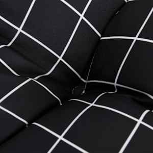 Poduška na palety černá károvaná 70 x 70 x 12 cm textil - obrázek 8