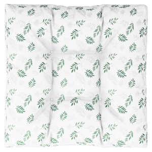 Poduška na palety vzor listů 70 x 70 x 12 cm textil - obrázek 2