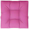 vidaXL euroaluse istmepadi, roosa, 70 x 70 x 12 cm, kangas