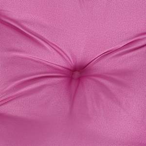 Poduška na palety růžová 70 x 70 x 12 cm textil - obrázek 8