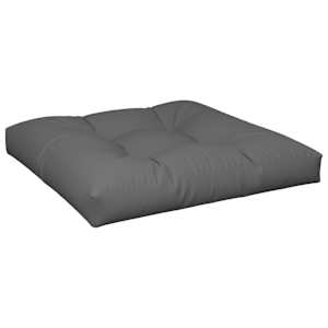 Poduška na palety antracitová 80 x 80 x 12 cm textil - obrázek 2