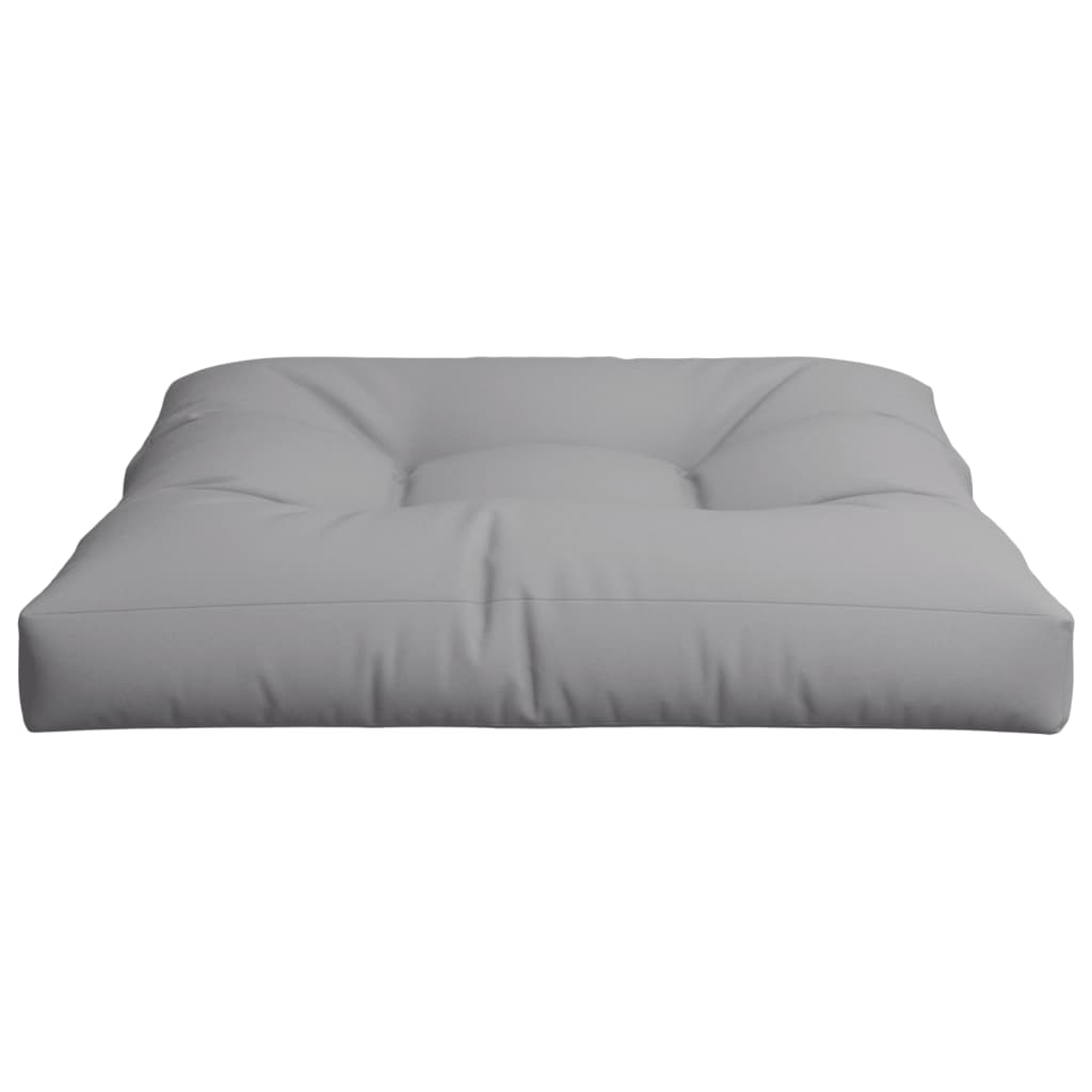 vidaXL Palletkussen 80x80x12 cm stof grijs, foto 4