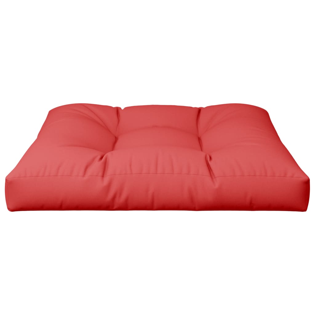 vidaXL Palletkussen 80x80x12 cm stof rood, foto 2